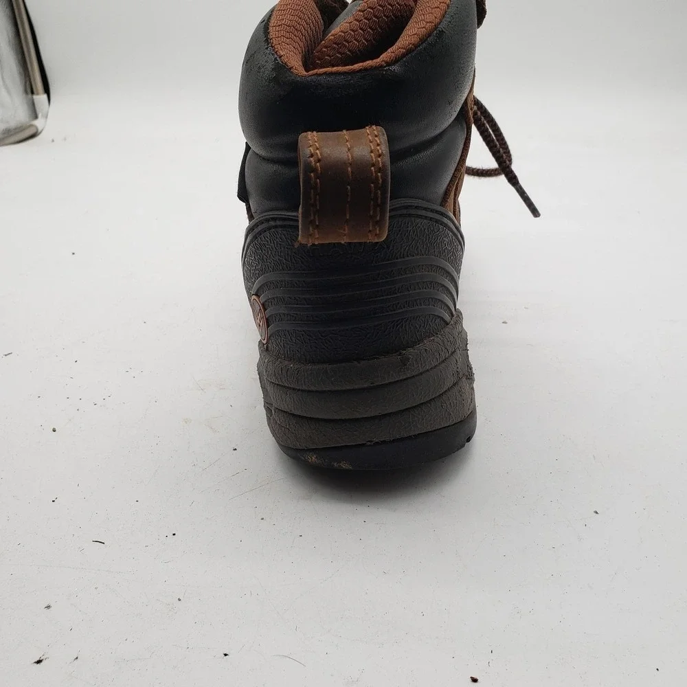 HAWX Boots Mens Size 9.5D‎ Brown Leather Waterproof Comp Toe Work Safety Boots